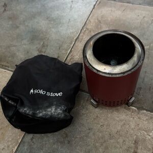 Solo Stove Mesa Red Portable Table 
Top Fire Pit